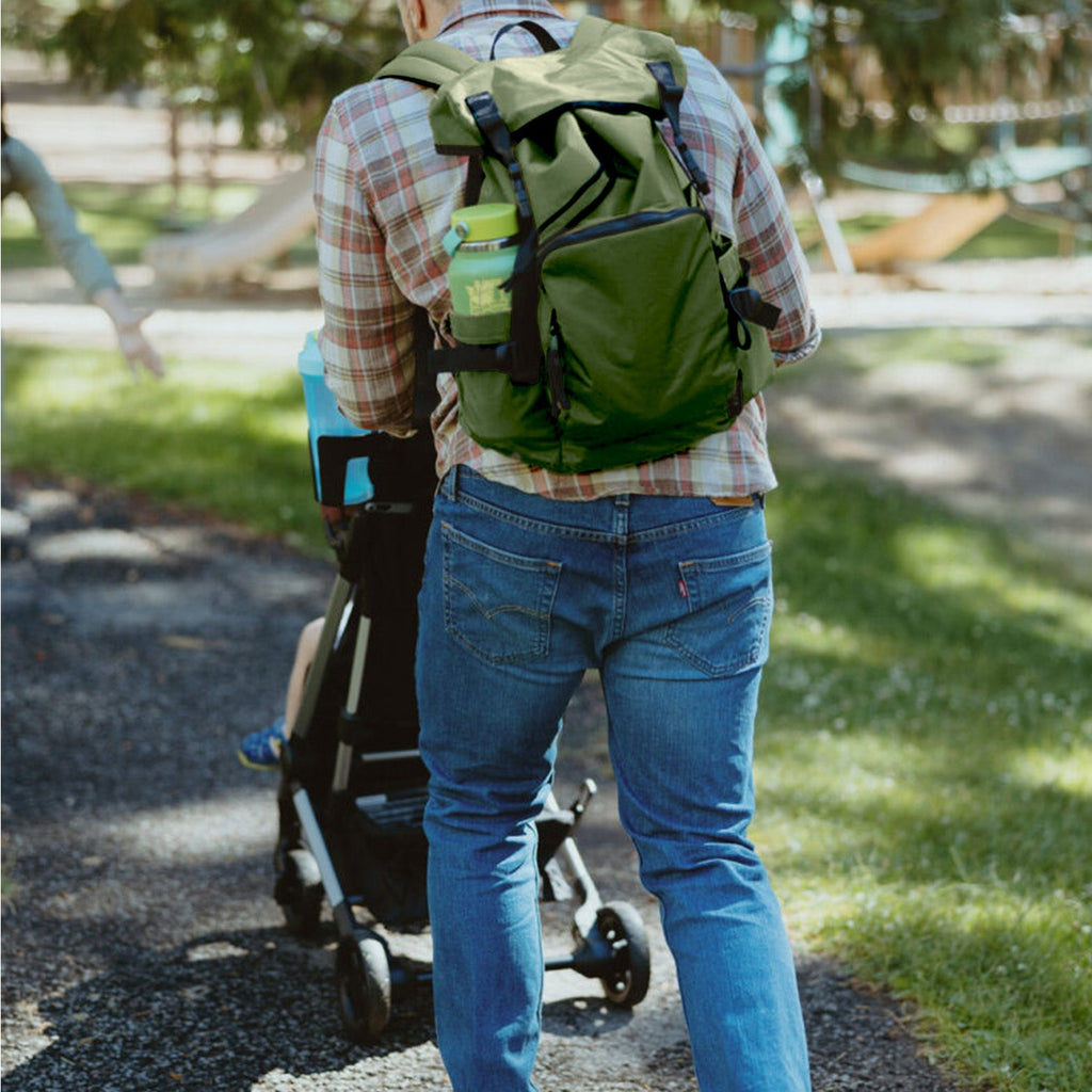 The Compact Stroller+ & The Parent Backpack Bundle, Olive