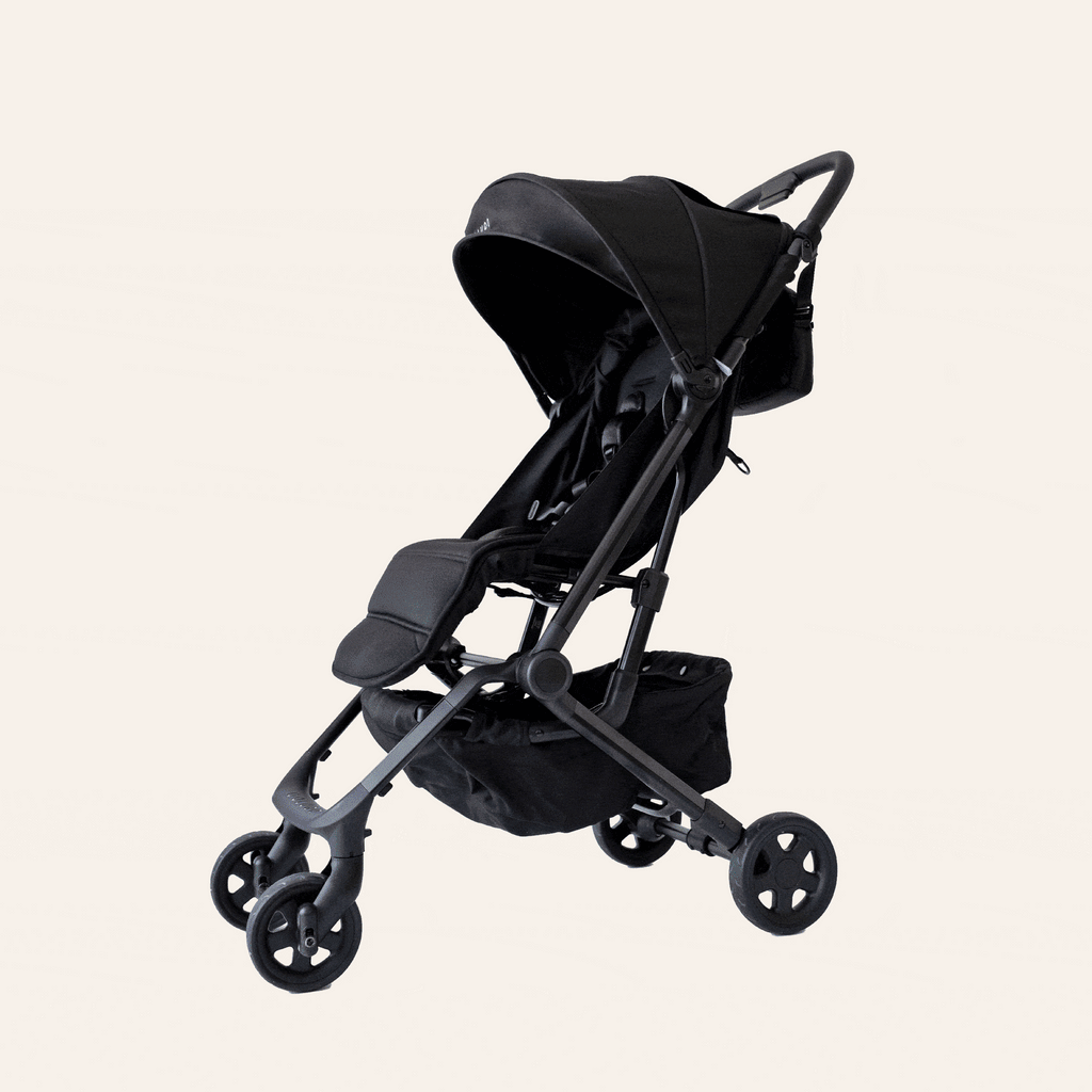 The Compact Stroller+ & The Parent Backpack Bundle, Black