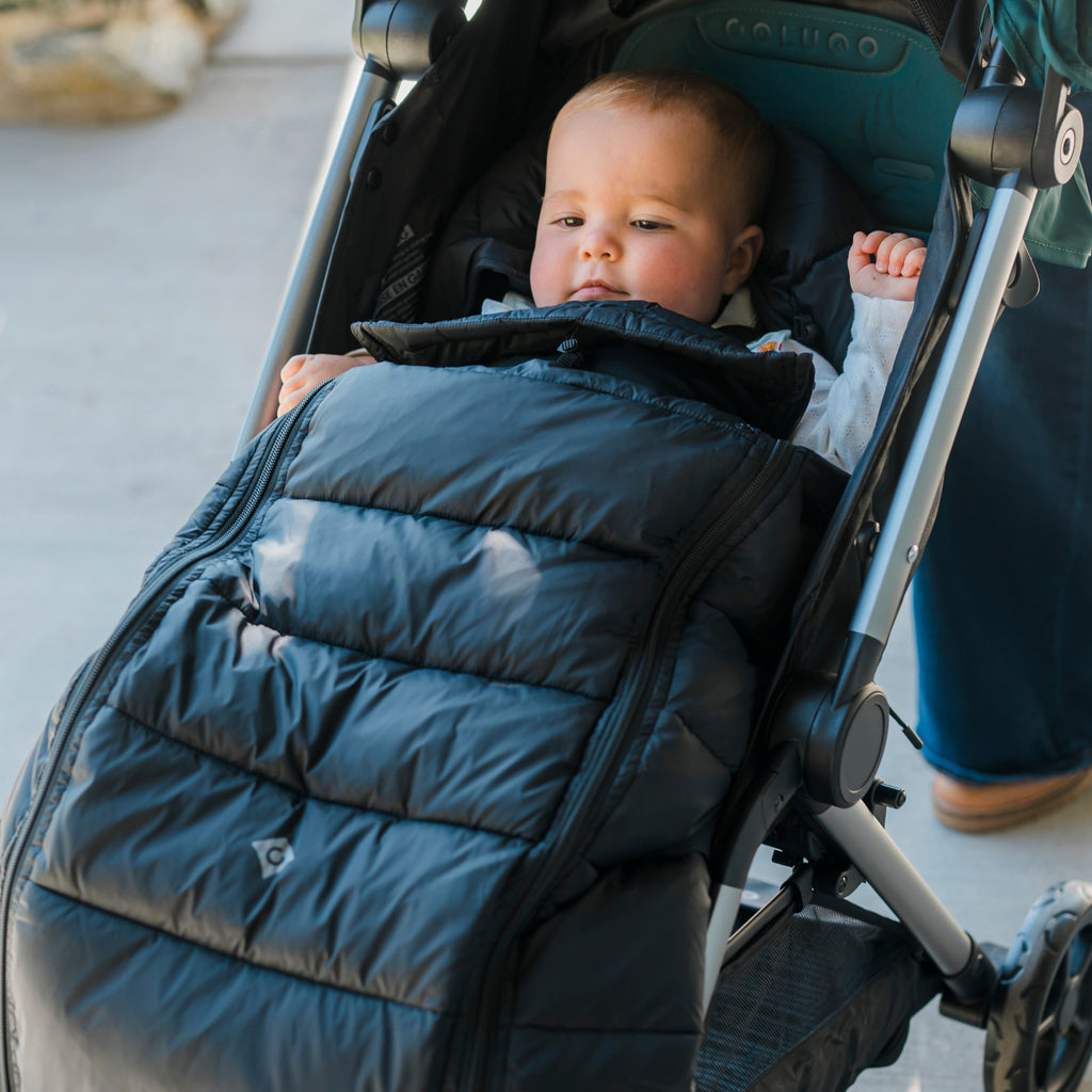 The Compact Stroller+ & Cozy Deluxe Bundle, Cool Grey