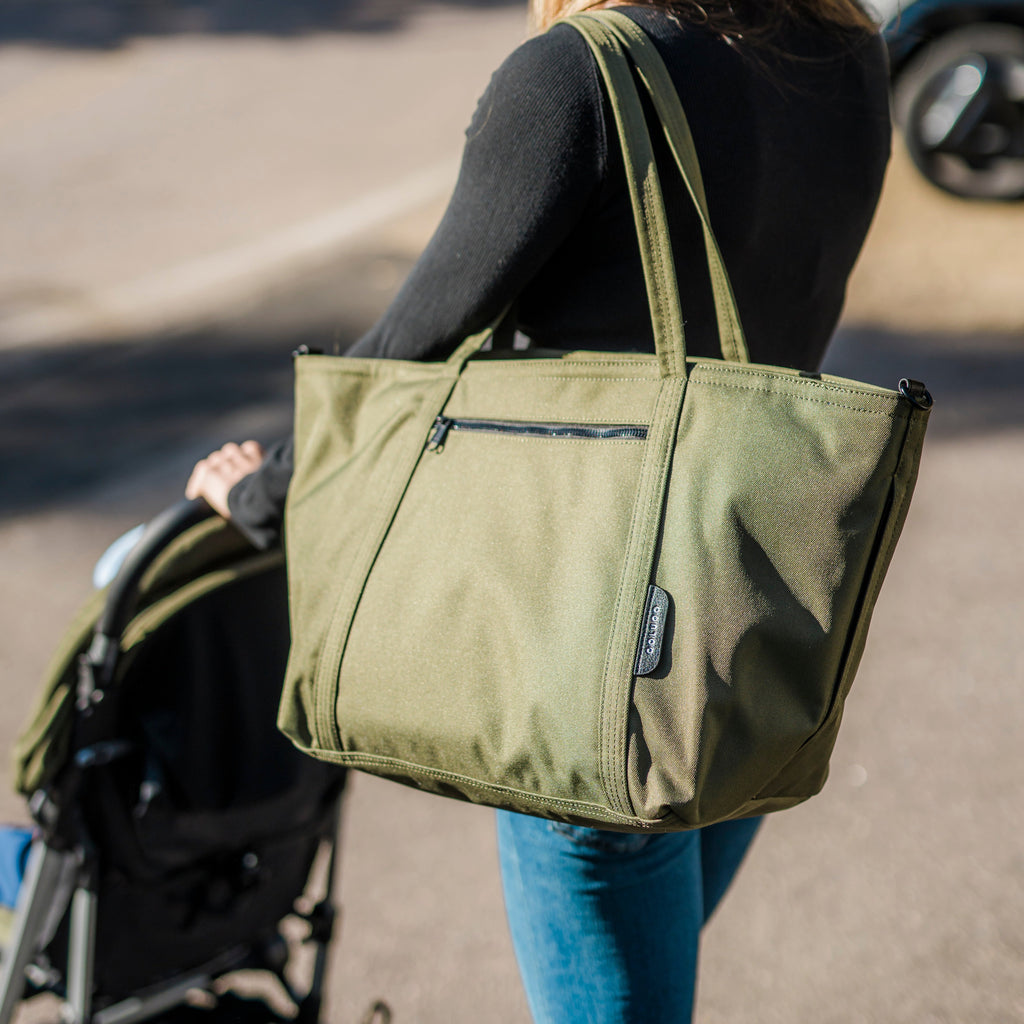 The Compact Stroller+ & The Diaper Tote Bundle, Wild Child