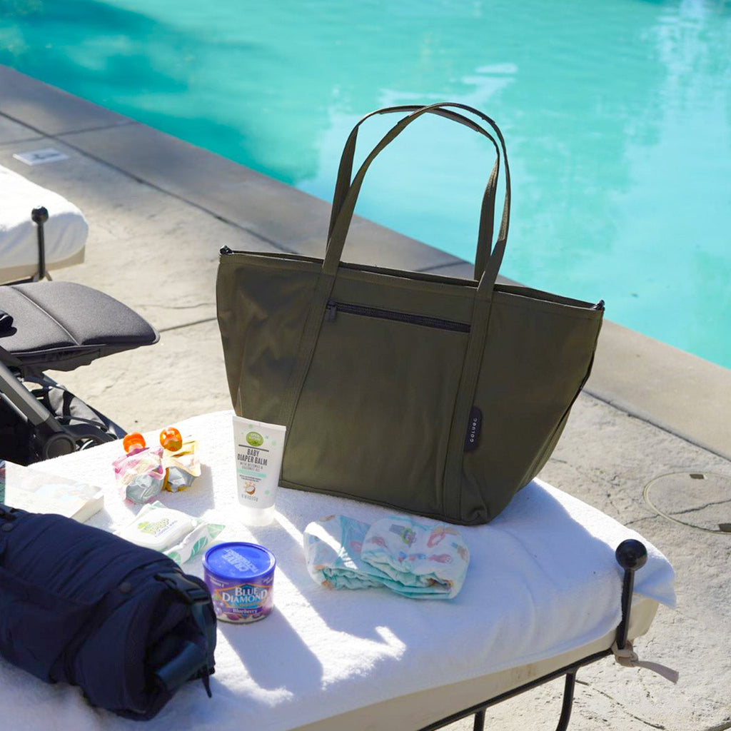The Diaper Tote, Dune Zebra
