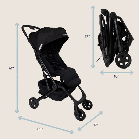 The Compact Stroller+ & Cozy Deluxe Bundle, Cool Grey