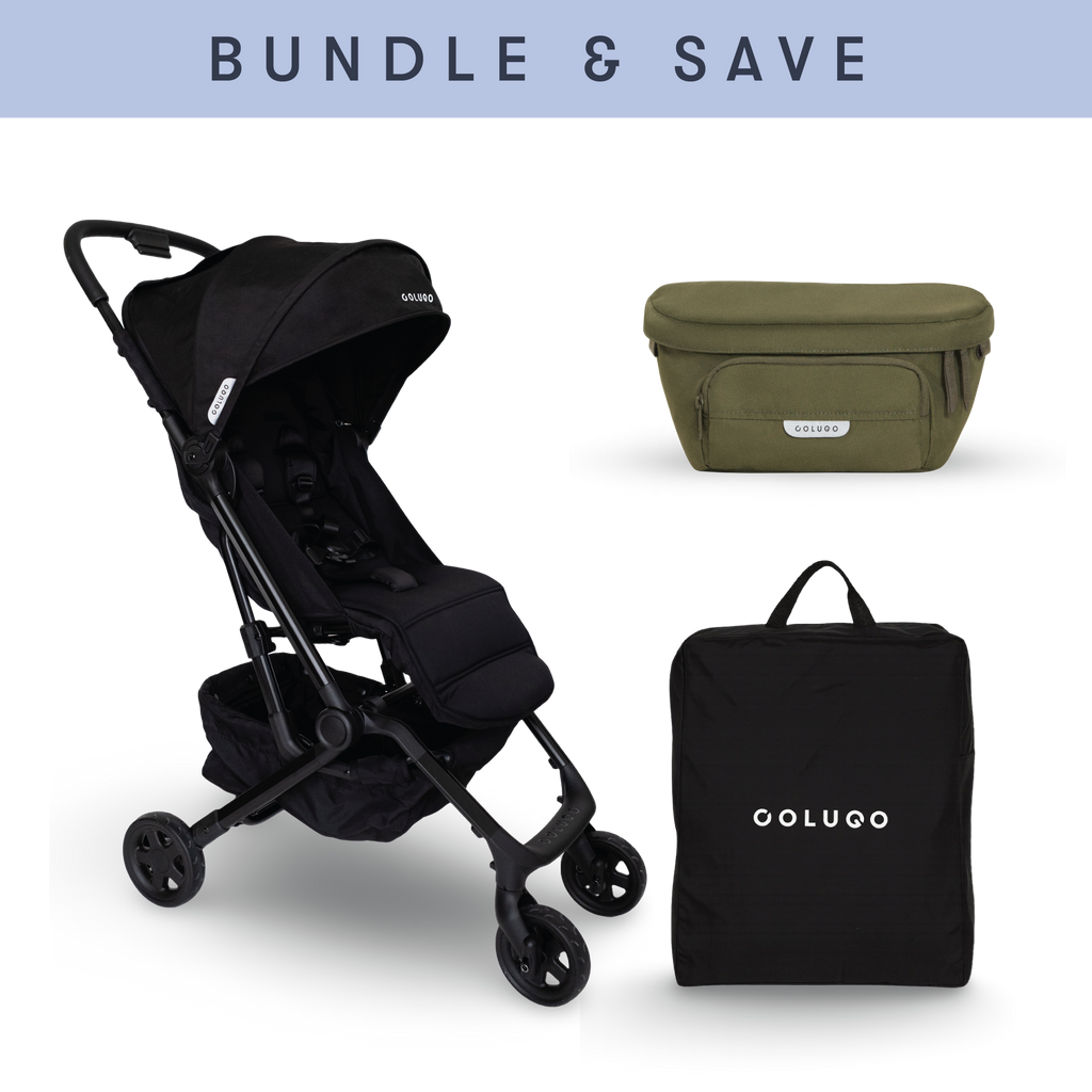 The Compact Stroller+ & On the Go Organizer Bundle, Olive