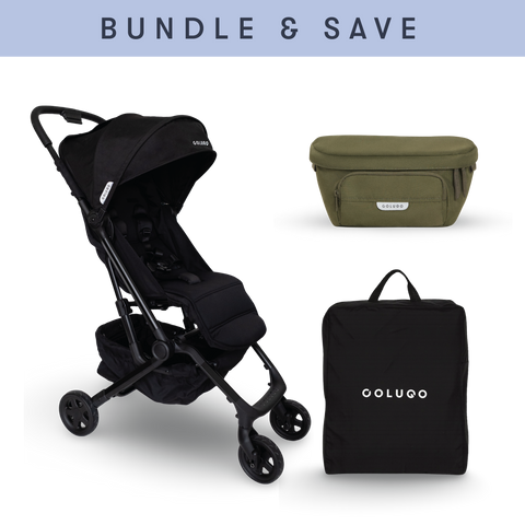 The Compact Stroller+ & On the Go Organizer Bundle, Olive