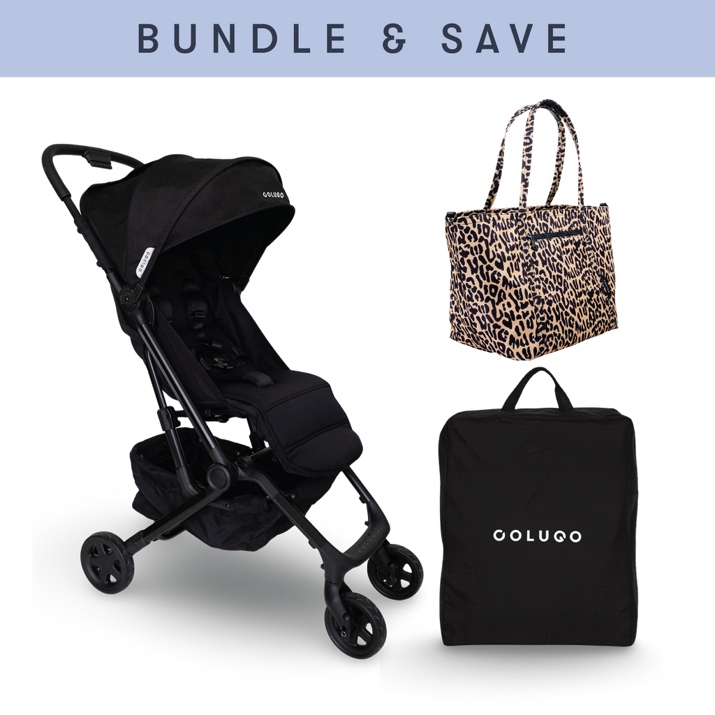 The Compact Stroller+ & The Diaper Tote Bundle, Wild Child