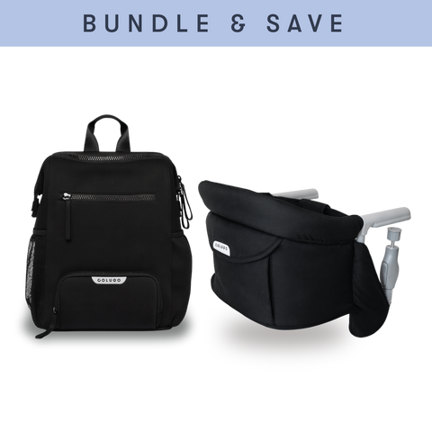 Neoprene Backpack & The Clip on High Chair Bundle