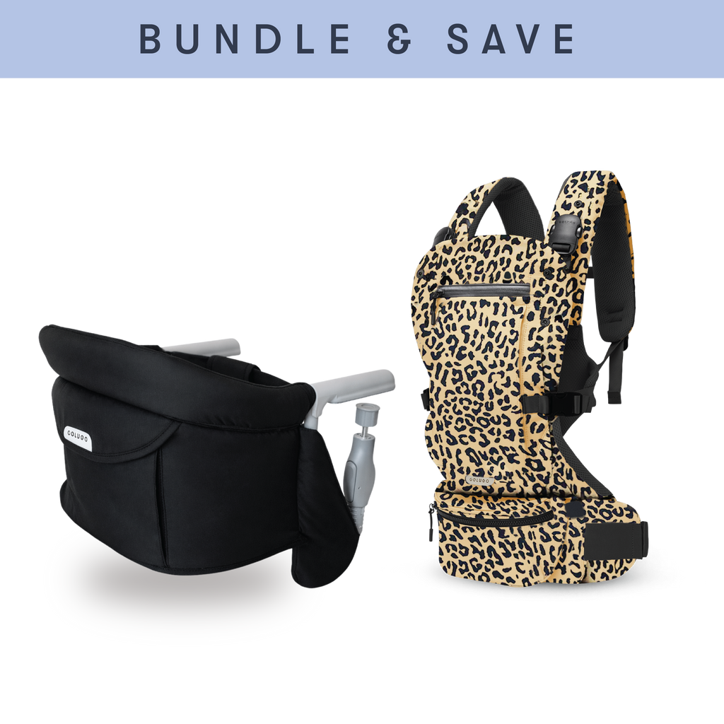 Clip on High Chair & The Baby Carrier Bundle, Wild Child