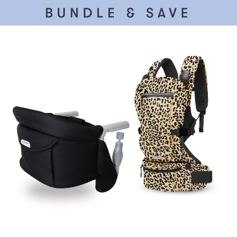 Clip on High Chair & The Baby Carrier Bundle, Wild Child