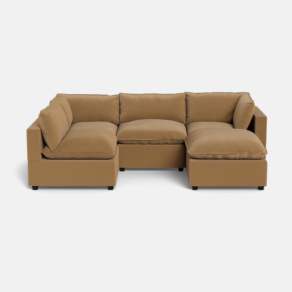 Kova Pillow Cushion L-Shape + Ottoman