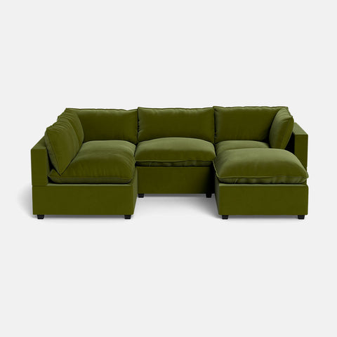 Kova Pillow Cushion L-Shape + Ottoman