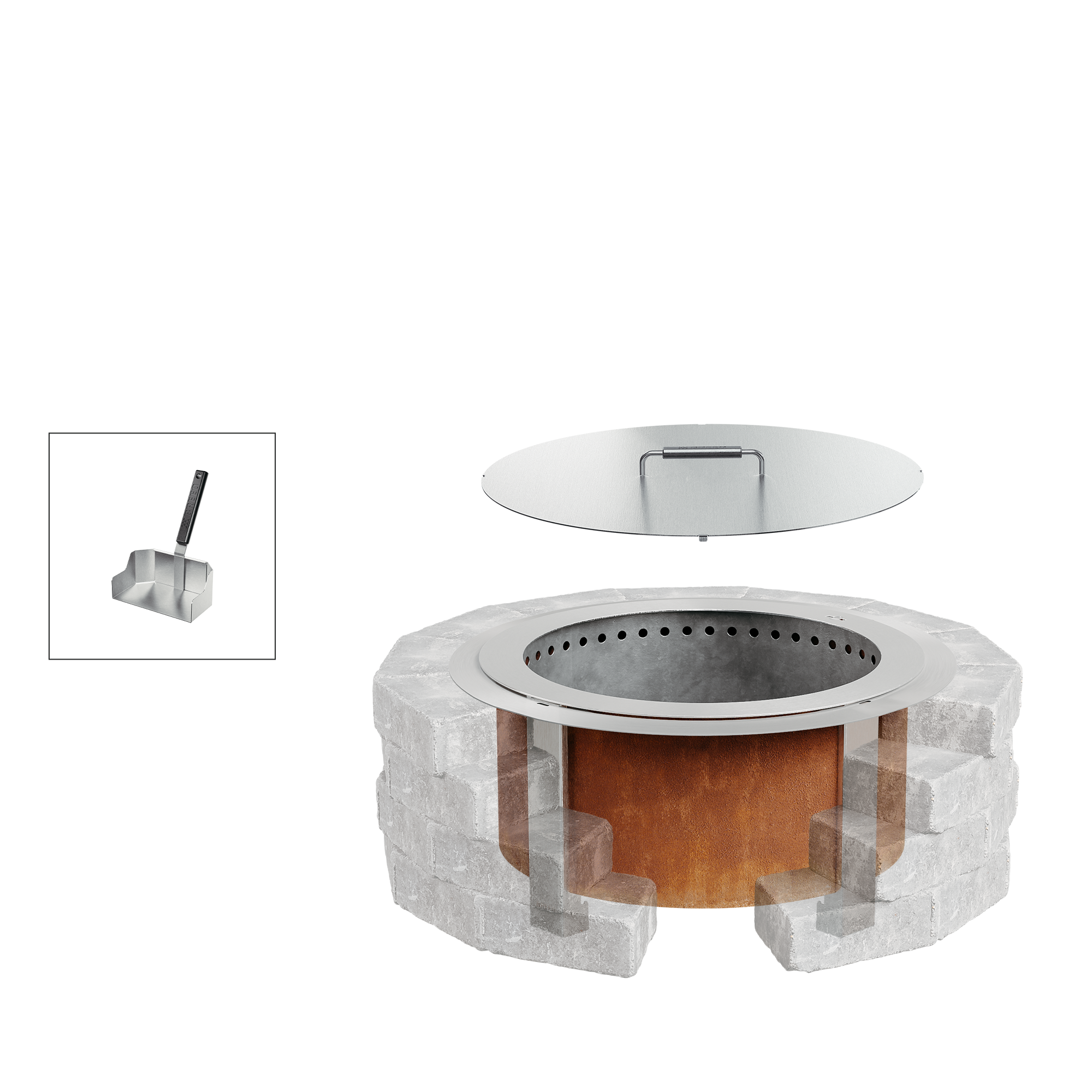 Fire Pit Insert Bundle