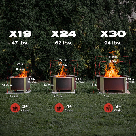 X Series Smokeless Fire Pit