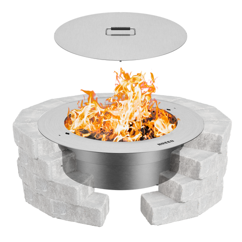 Zentro Stainless Steel Smokeless Fire Pit Insert