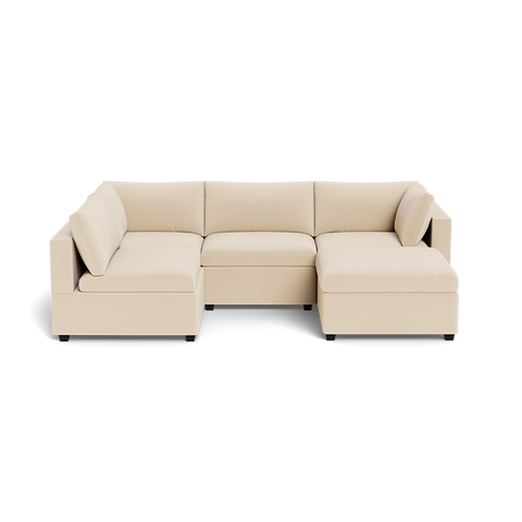 Kova Box Cushion L-Shape + Ottoman