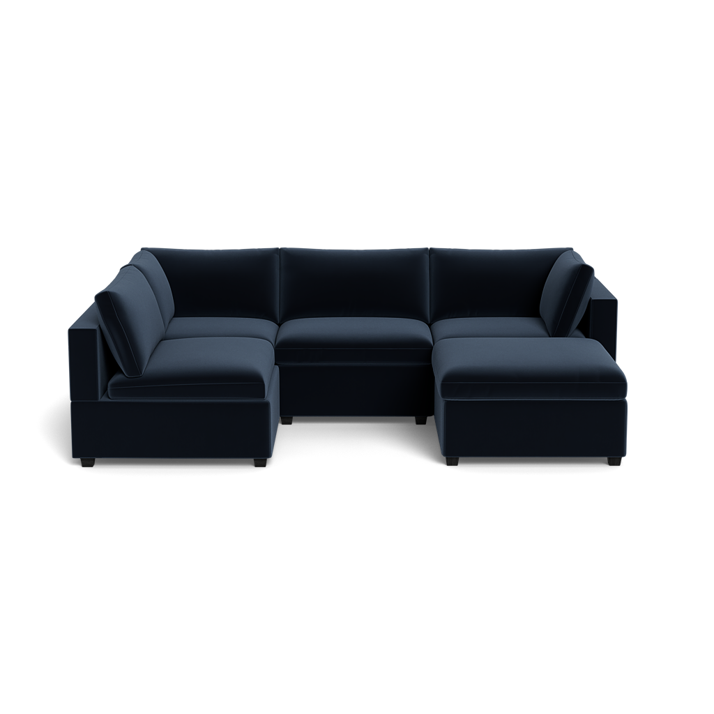 Kova Box Cushion L-Shape + Ottoman