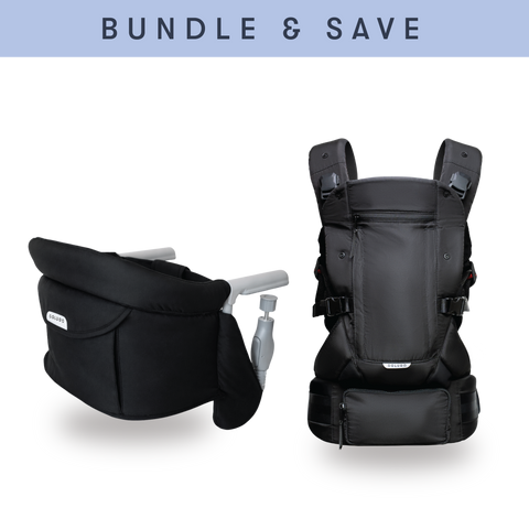 The Baby Carrier 2 + Clip On High Chair Bundle