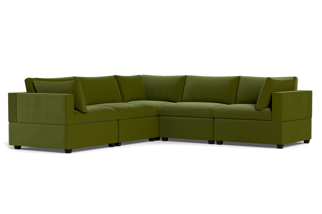 Kova Box Cushion Corner Sectional