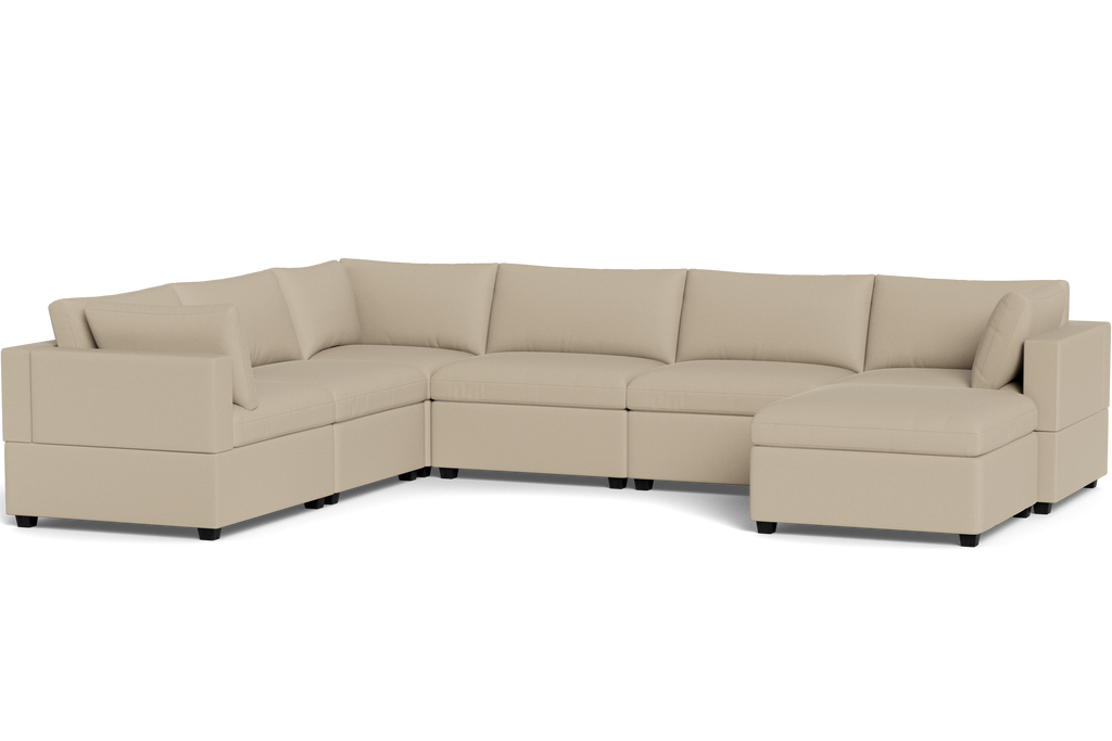 Kova Box Cushion Grand Corner + Ottoman