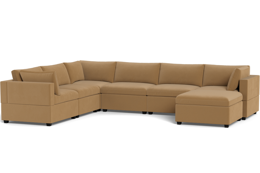 Kova Box Cushion Grand Corner + Ottoman