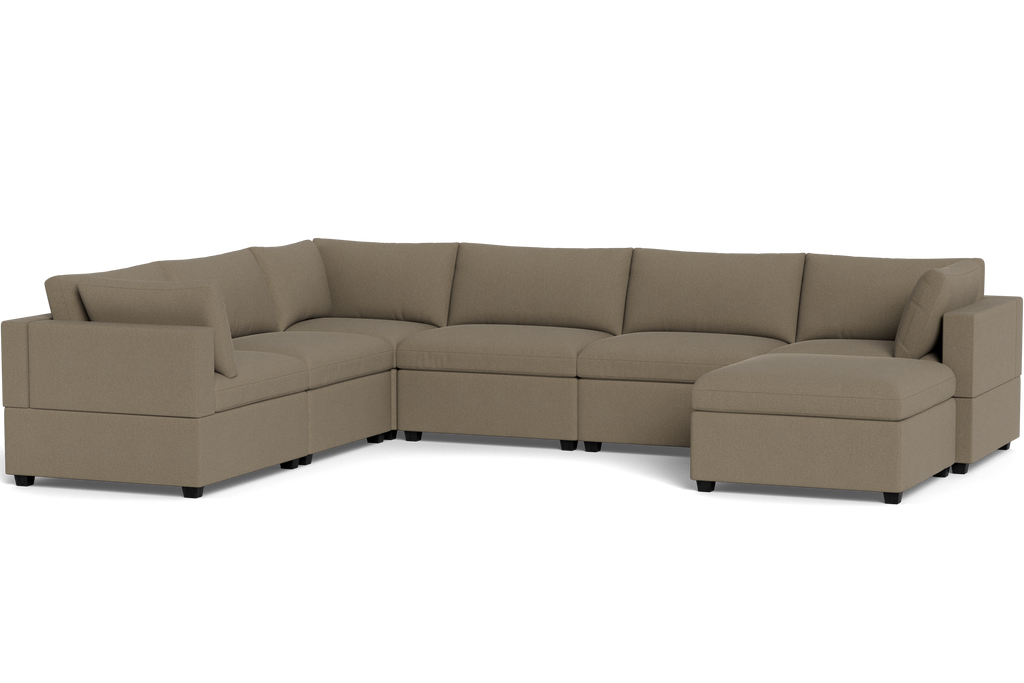 Kova Box Cushion Grand Corner + Ottoman