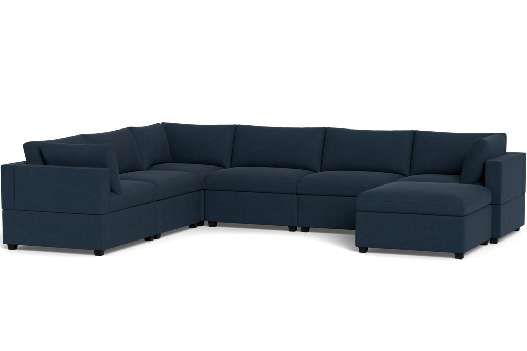 Kova Box Cushion Grand Corner + Ottoman