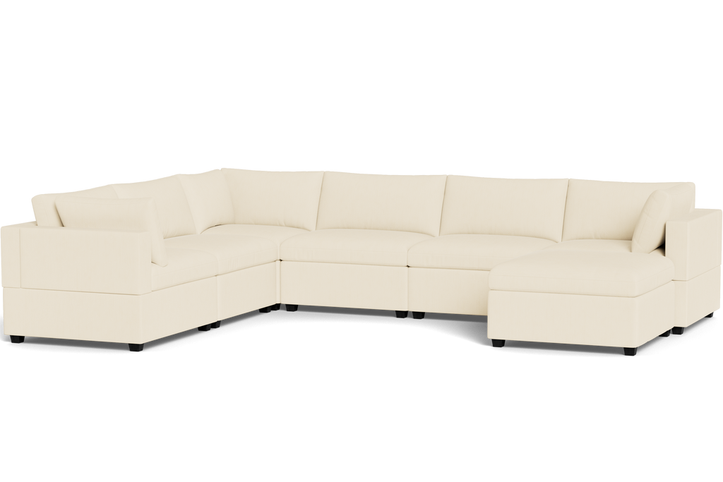 Kova Box Cushion Grand Corner + Ottoman
