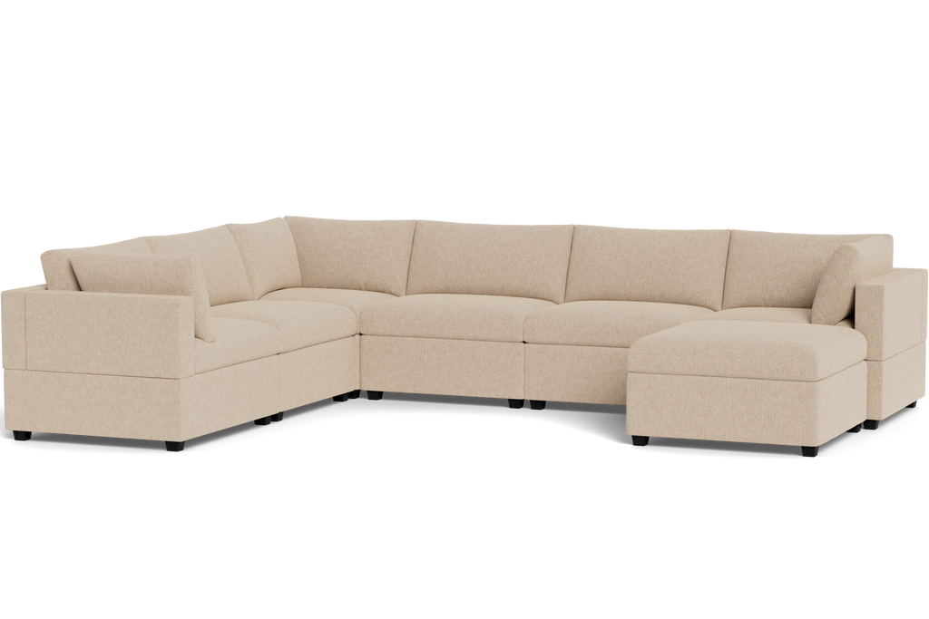 Kova Box Cushion Grand Corner + Ottoman