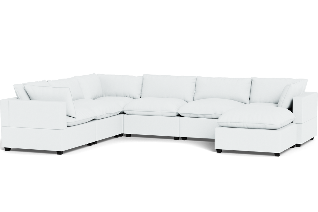 Kova Box Cushion Grand Corner + Ottoman