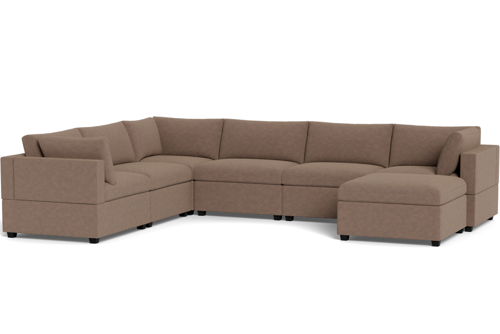 Kova Box Cushion Grand Corner + Ottoman