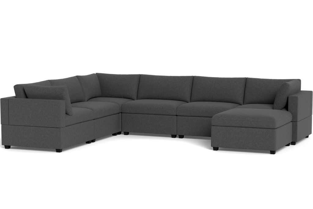 Kova Box Cushion Grand Corner + Ottoman
