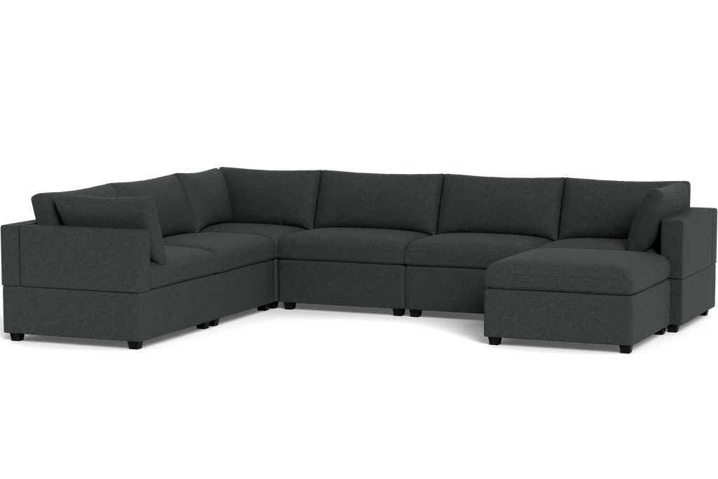 Kova Box Cushion Grand Corner + Ottoman