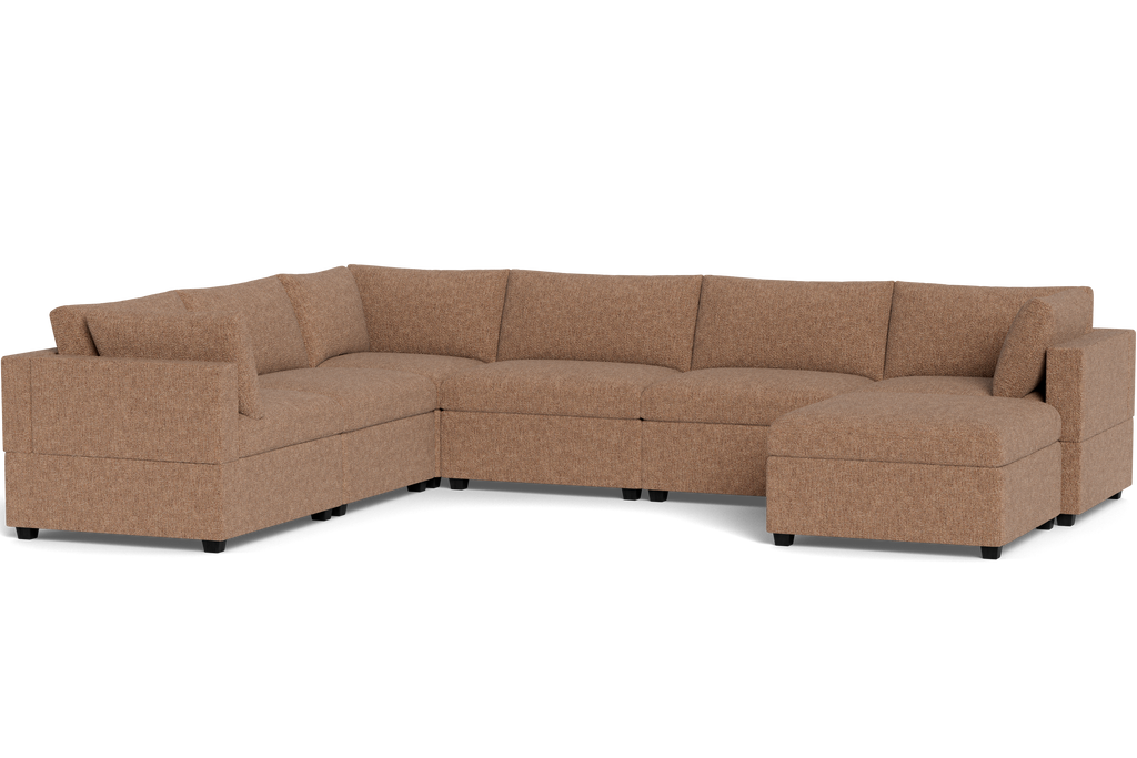 Kova Box Cushion Grand Corner + Ottoman