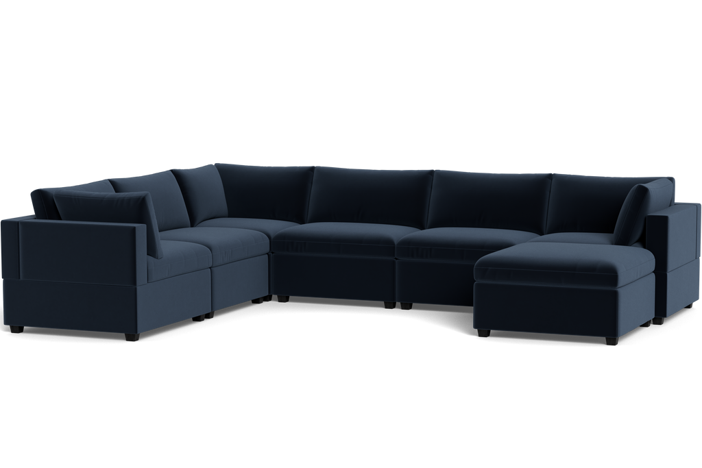 Kova Box Cushion Grand Corner + Ottoman