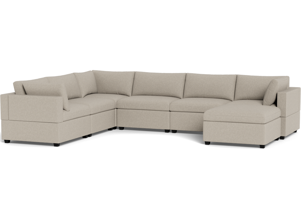 Kova Box Cushion Grand Corner + Ottoman