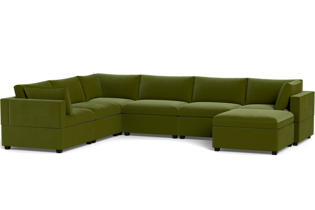 Kova Box Cushion Grand Corner + Ottoman