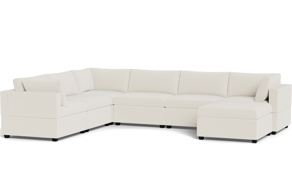 Kova Box Cushion Grand Corner + Ottoman