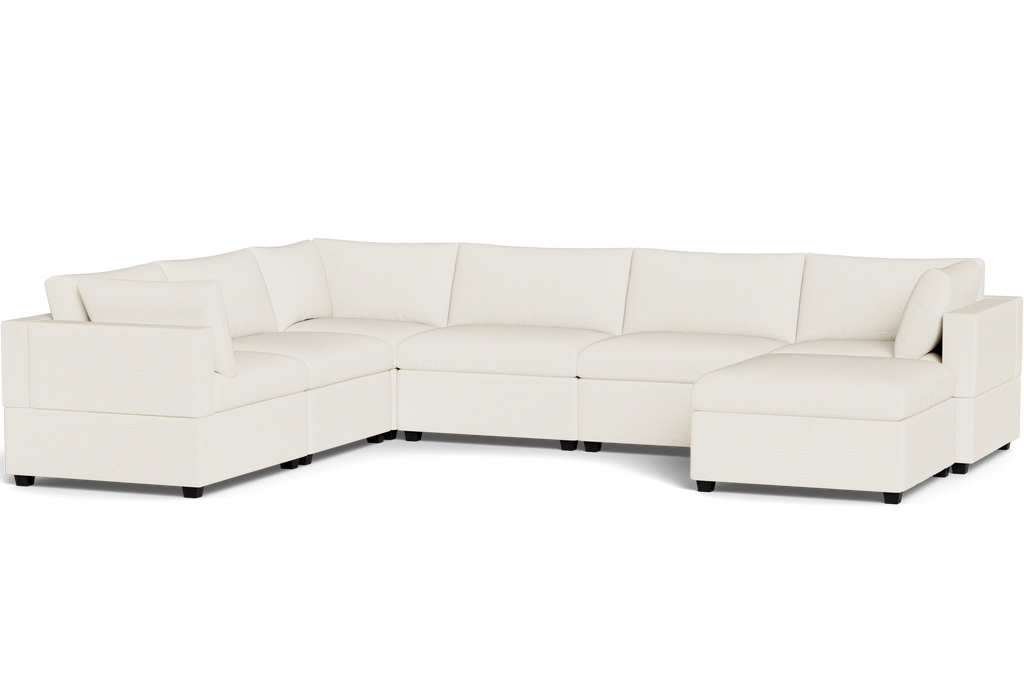 Kova Box Cushion Grand Corner + Ottoman