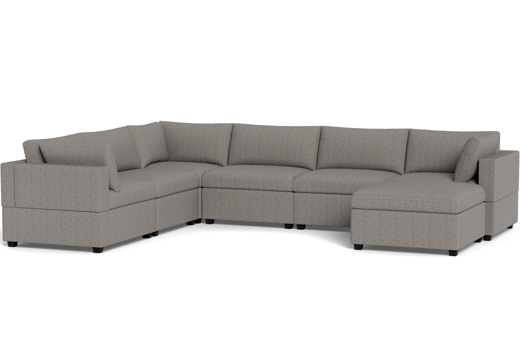 Kova Box Cushion Grand Corner + Ottoman