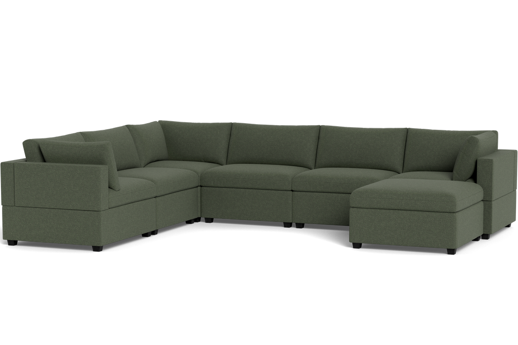 Kova Box Cushion Grand Corner + Ottoman