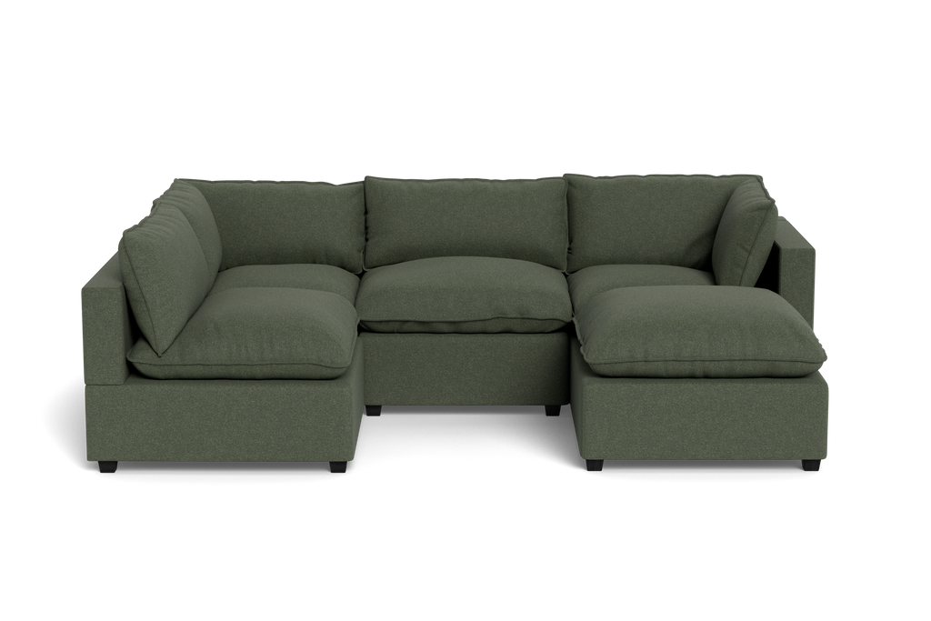 Kova Pillow Cushion L-Shape + Ottoman